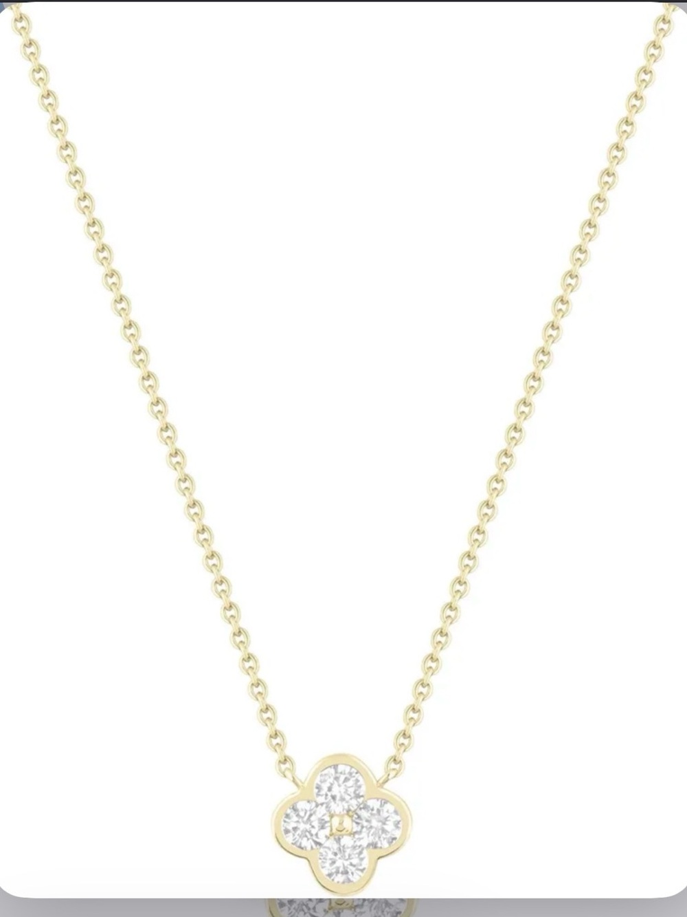 Electric Picks Camilla Gold Flower Necklace NEW